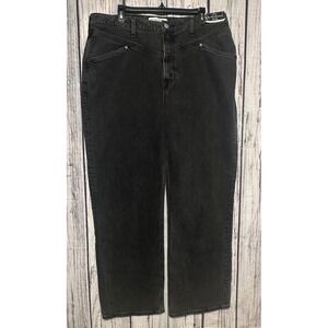 Abercrombie & Fitch High-Rise Straight Leg Jeans - Black